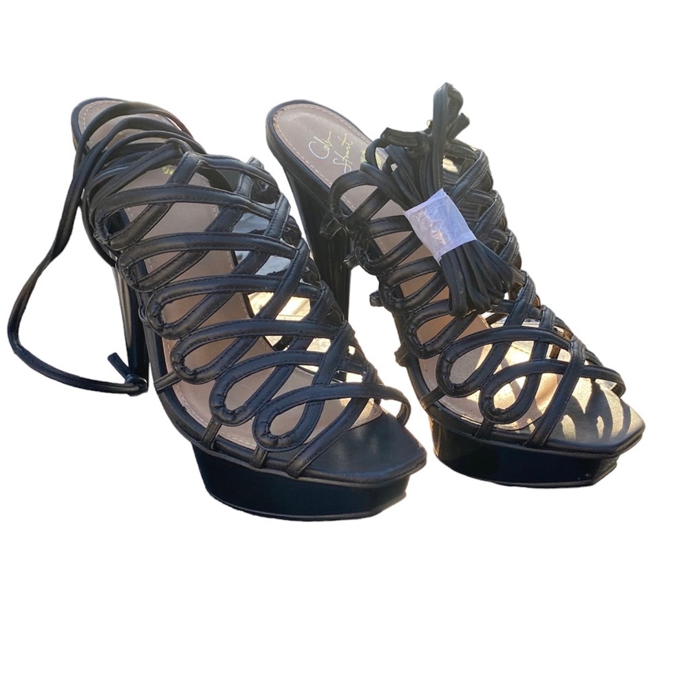 Colin Stuart for Victoria’s Secret Swirl Ankle-Wrap Sandal 8